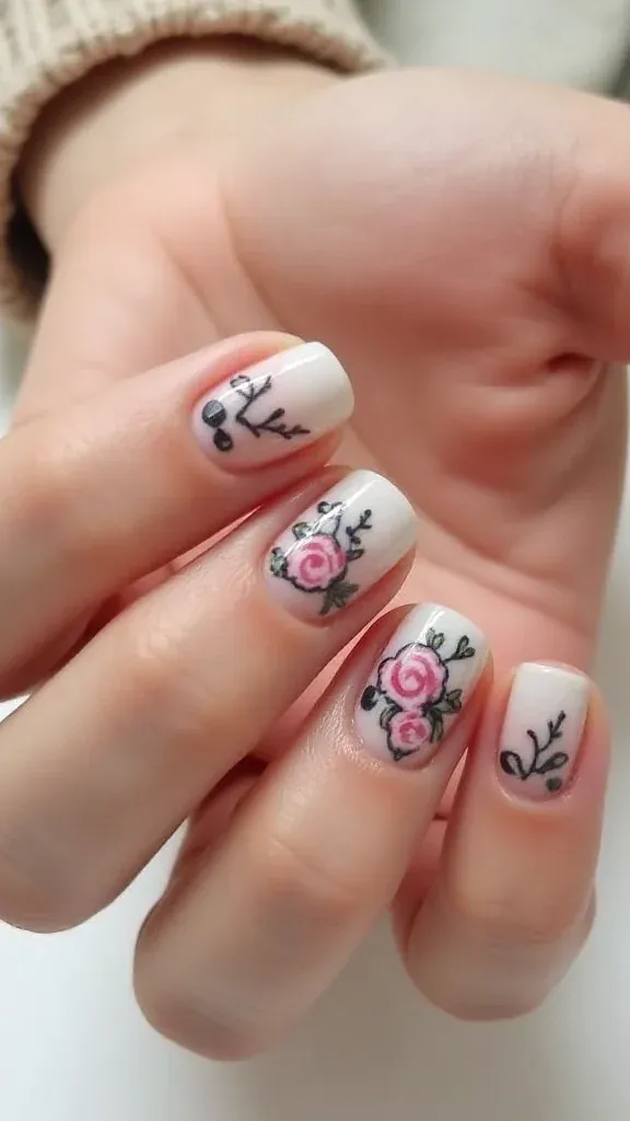 Flower Nail Design Ideas