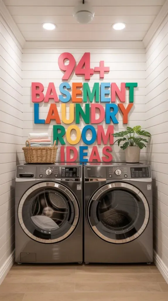Basement Laundry Room Ideas