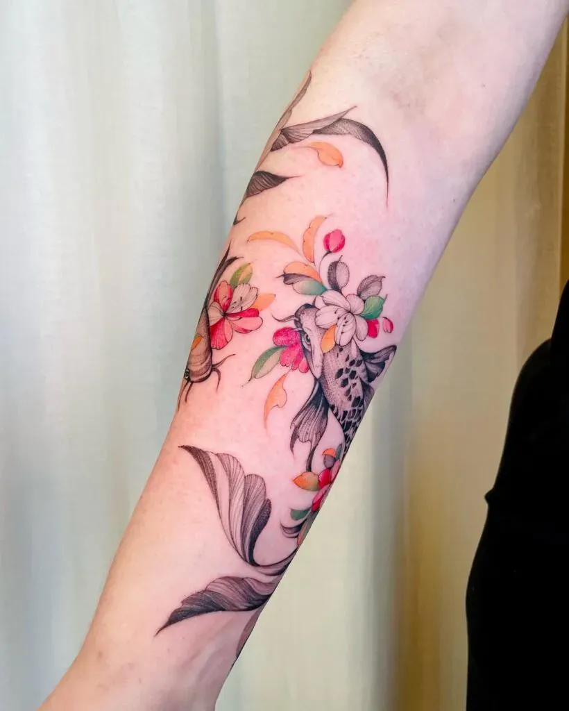 Koi Fish Tattoo Ideas
