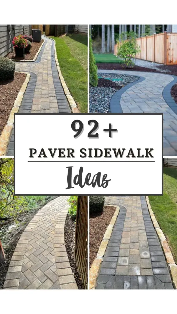 Paver Sidewalk Ideas