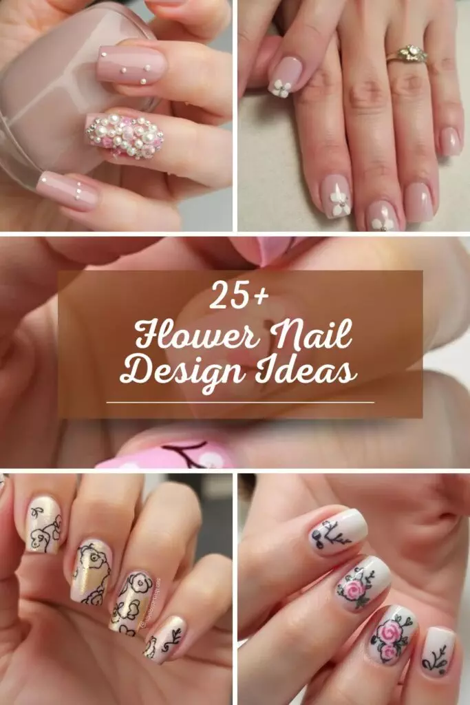 Flower Nail Design Ideas 