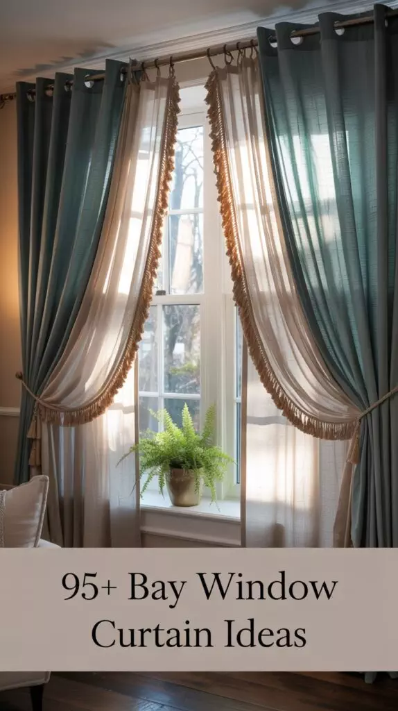 Bay Window Curtain Ideas 