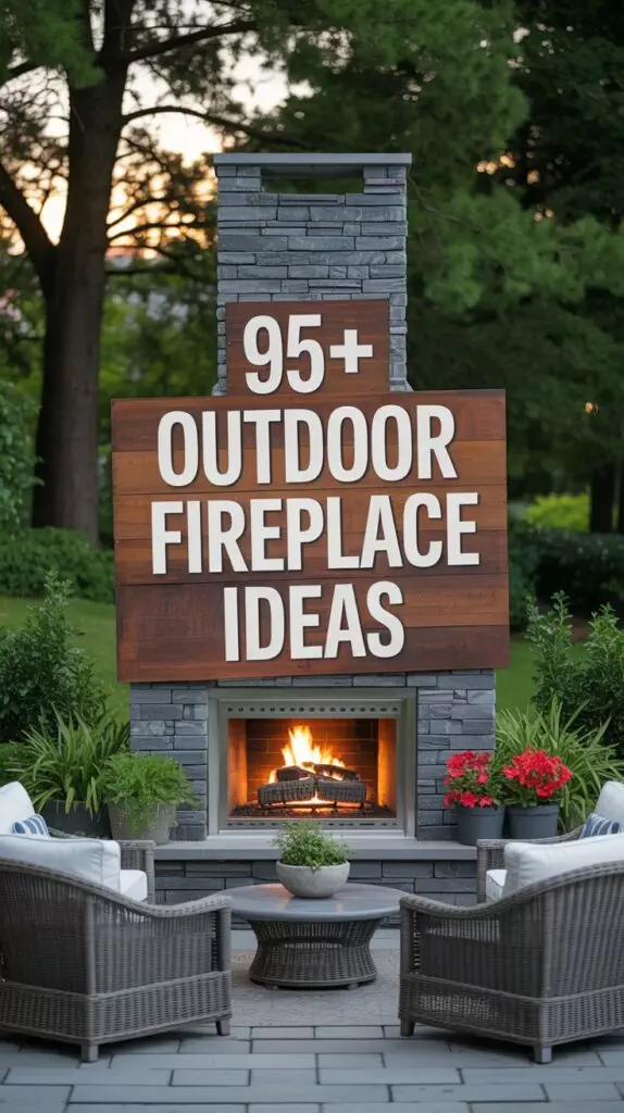 Outdoor Fireplace Ideas 