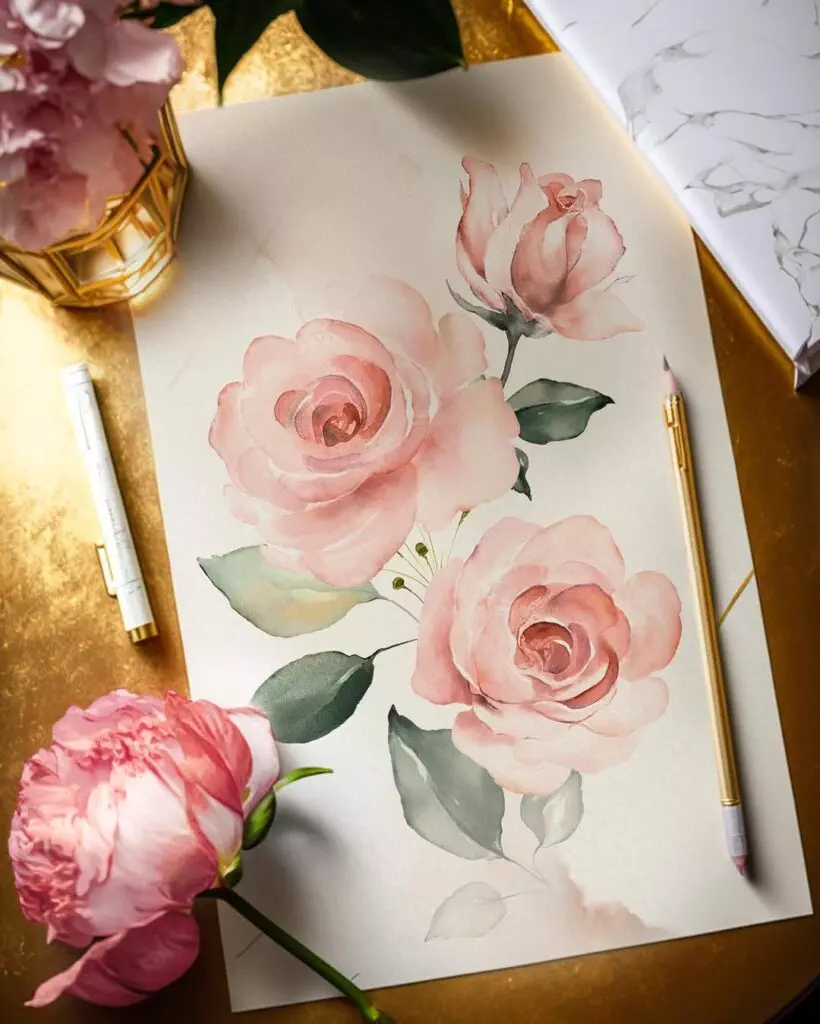 Flower Painting Ideas 