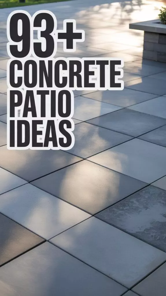 Concrete Patio Ideas