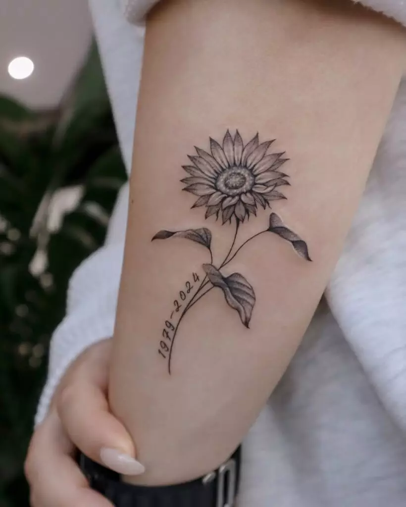 Sunflower Tattoo Ideas