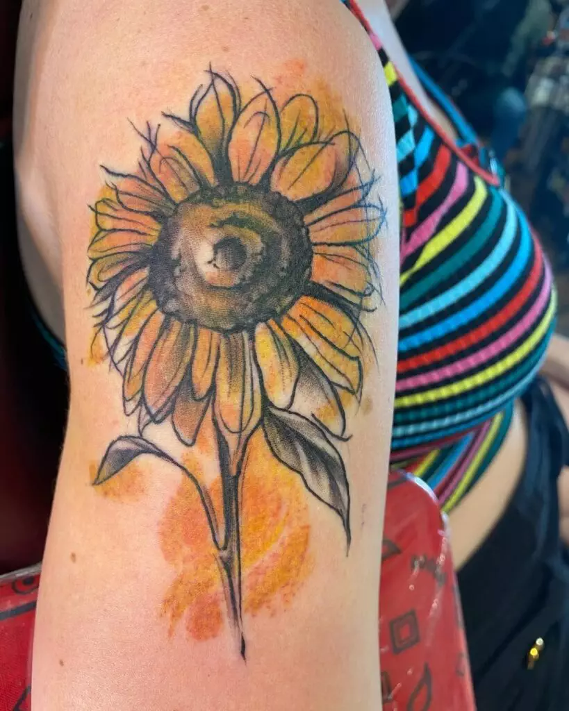 Sunflower Tattoo Ideas